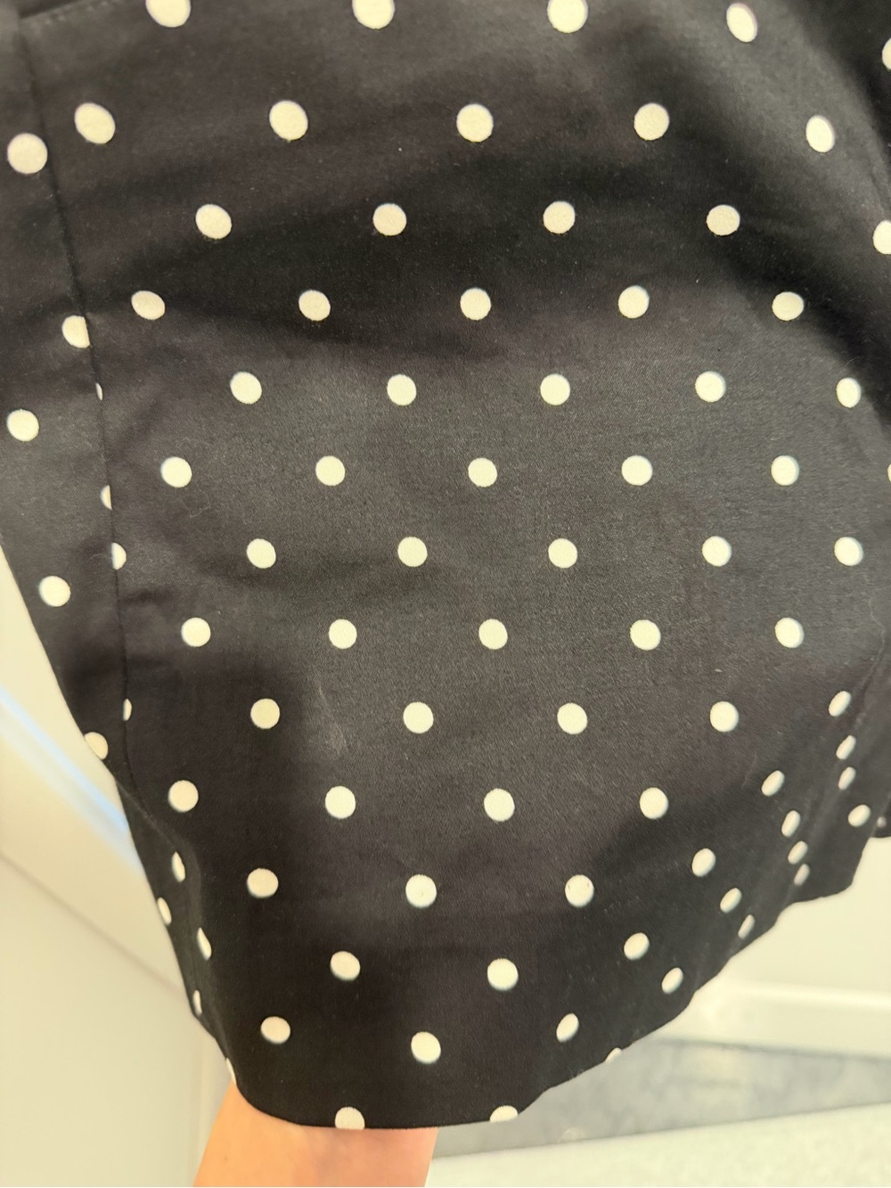 WHBM - Polka Dot Black Women's Shorts - Picture 2 of 8